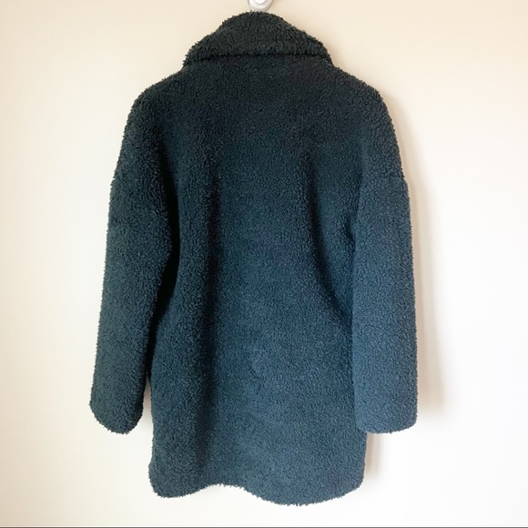 Gentle Fawn Vera Popcorn Short Teddy Coat Dark Teal Green S NWT - Picture 11 of 13